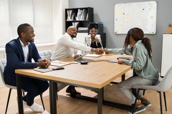 Staffing agency hiring a candidate